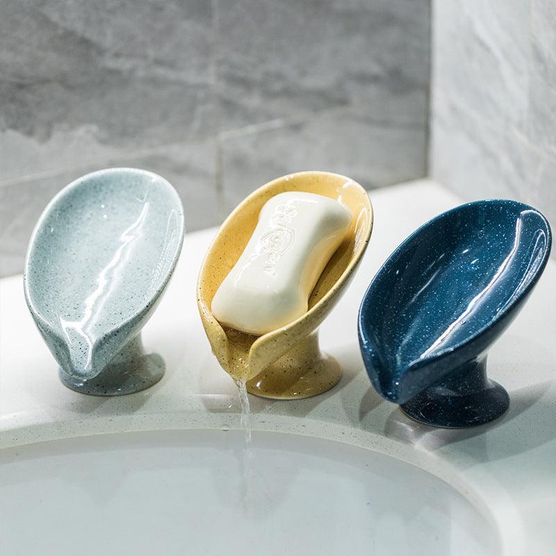 Ceramic Soap Dish for Bathroom and Kitchen