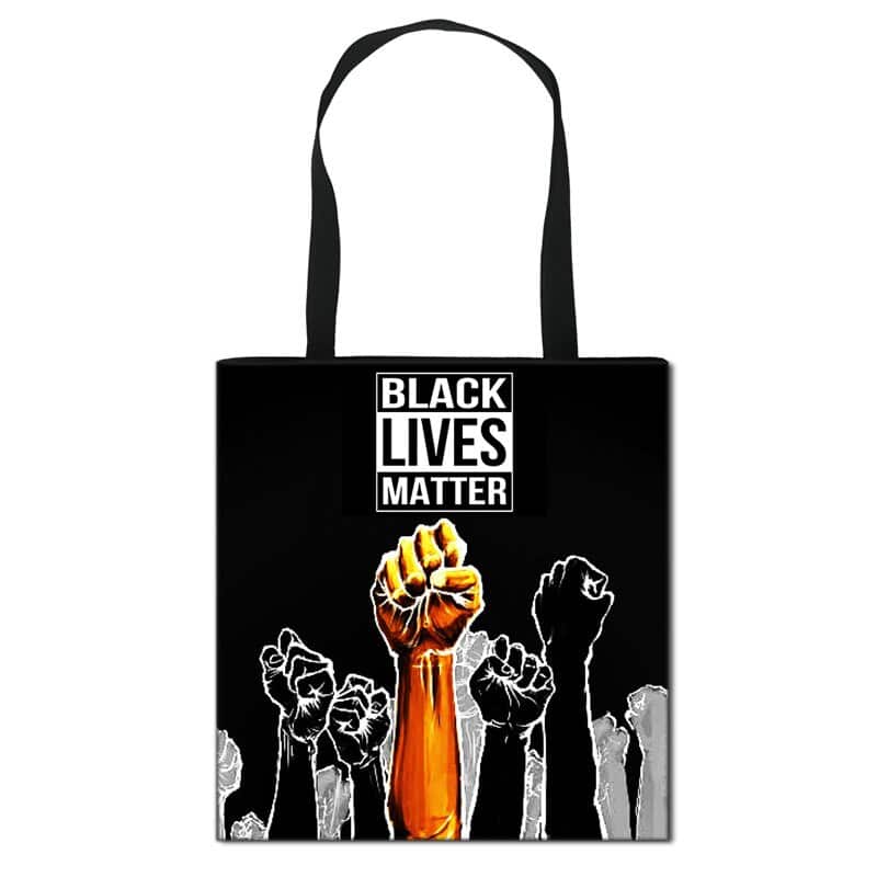 Printed Canvas Shoulder Bag