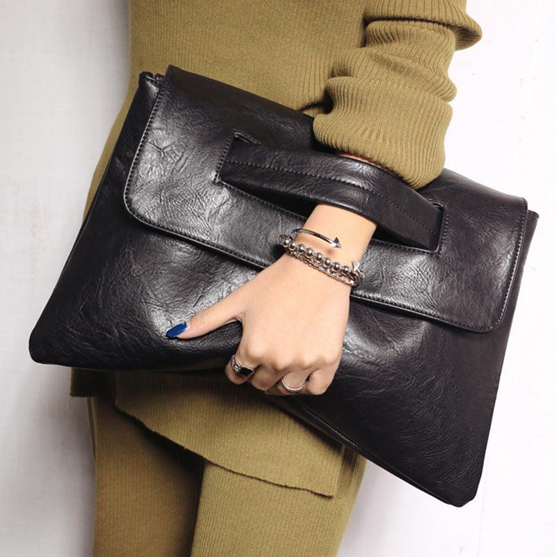 Retro Handbag With Sleeve Crossbody Shoulder Bag With Sleeve