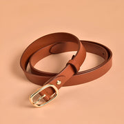 women's leather belt with pin buckle - MRSLM