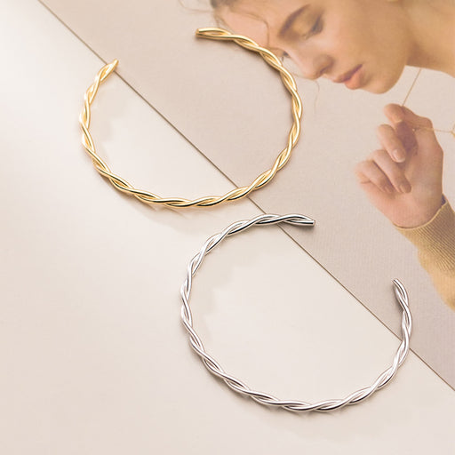 simple glossy twist bracelet - MRSLM
