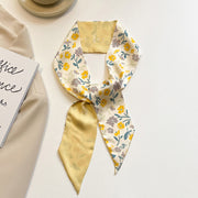 silk scarf hair band, view 3 - MRSLM