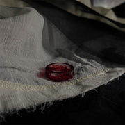 halo dyed crystal resin ring, view 2 - MRSLM