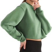 oversized cotton-poly blend hoodie, view 9 - MRSLM