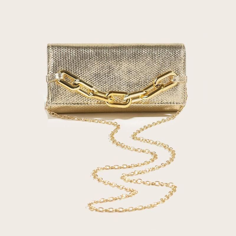 Shiny metallic clutch purse - MRSLM