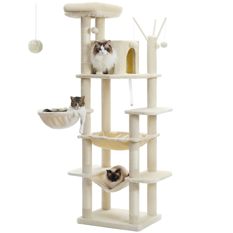 7-level cat tree tower, view 9 - MRSLM