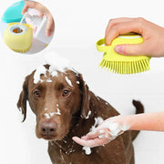 silicone pet bath brush, view 8 - MRSLM