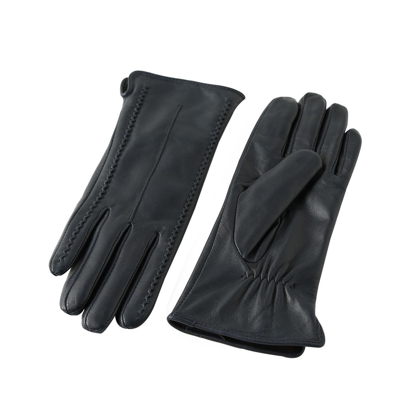 Ladies sheepskin velvet-lined gloves, view 7 - MRSLM