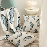 cute sea horse cotton blanket, view 6 - MRSLM