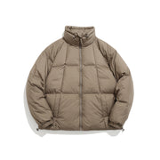 unisex stand-up collar down jacket, view 9 - MRSLM