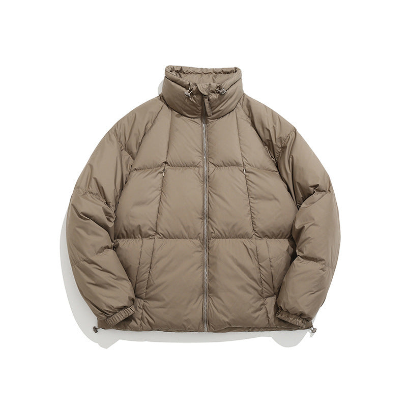 unisex stand-up collar down jacket, view 9 - MRSLM