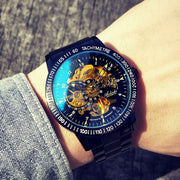 men's automatic hollow mechanical watch, view 6 - MRSLM