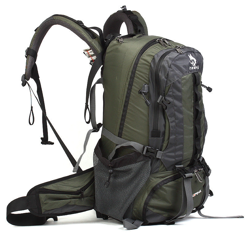 nylon hiking camping backpack, view 3 - MRSLM
