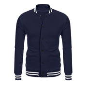 men's baseball uniform flight jacket, view 7 - MRSLM