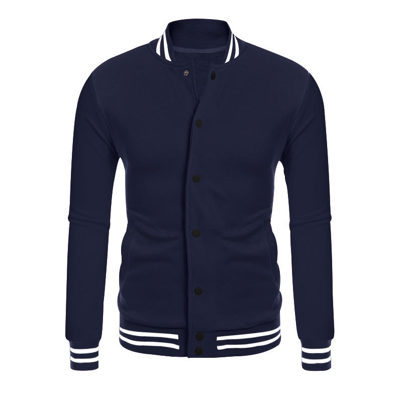 men's baseball uniform flight jacket, view 7 - MRSLM