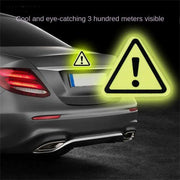 reflective safety triangle decal, view 9 - MRSLM