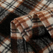 Checkered shawl scarf, thick warm wrap, view 12 - MRSLM