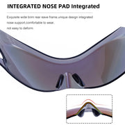 Rimless gradient mirror sunglasses, view 13 - MRSLM