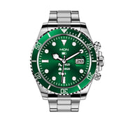 stainless steel green dial smartwatch, view 3 - MRSLM
