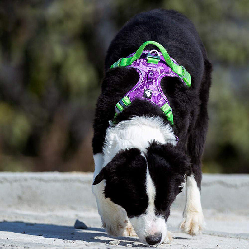 Reflective Camouflage Dog Harness with Aviation Aluminum Buckle