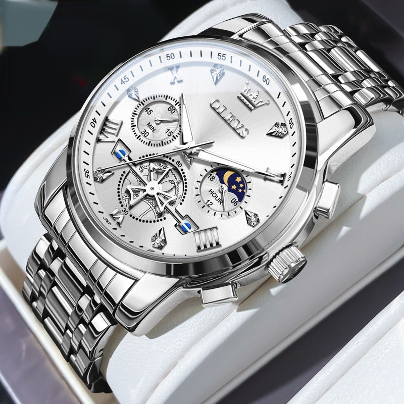 Multifunction quartz watch, view 7 - MRSLM