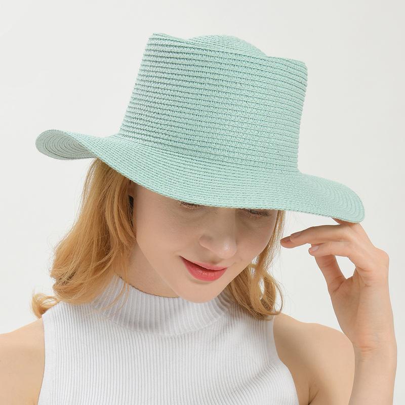 wide brim straw sun hat, view 16 - MRSLM