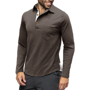 retro lapel long-sleeved top, view 10 - MRSLM