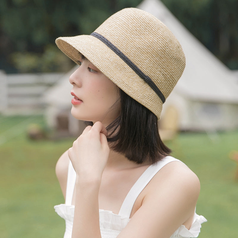 Women's summer straw hat, view 5 - MRSLM