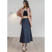 Velvet fishtail bustier dress, view 8 - MRSLM