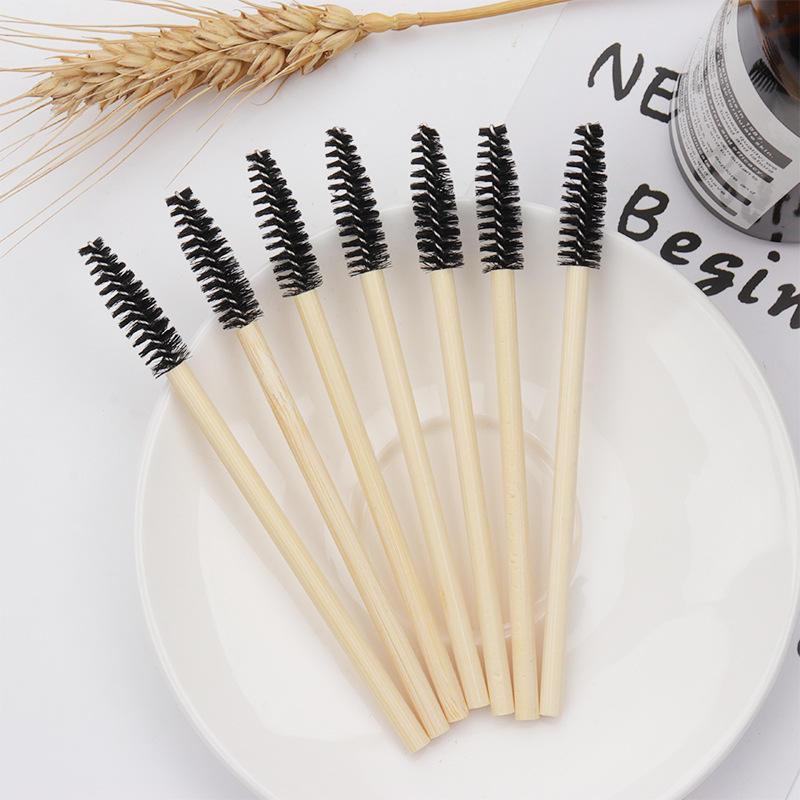 disposable bamboo eyebrow and eyelash brushes - MRSLM