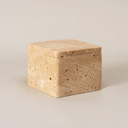 Travertine storage box with lid, view 4 - MRSLM