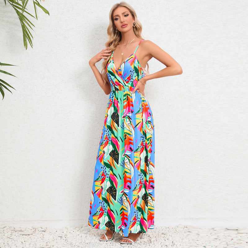 paisley long dress, view 26 - MRSLM
