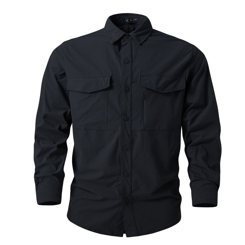 Quick-drying multi-pocket outdoor shirt, view 13 - MRSLM