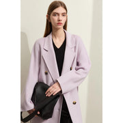 elegant autumn woolen coat for women, view 5 - MRSLM