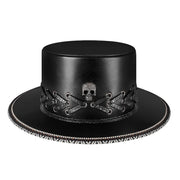 Punk skull black top hat, view 8 - MRSLM