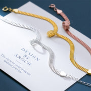 women's silver round bead bracelet - MRSLM