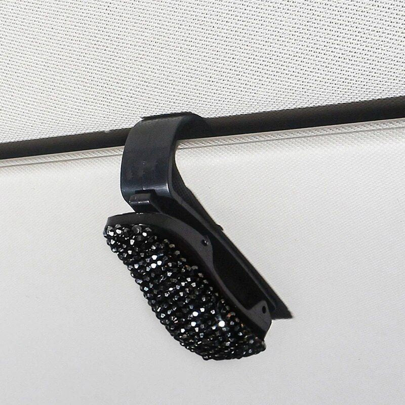 sun visor sunglasses clip holder, view 8 - MRSLM