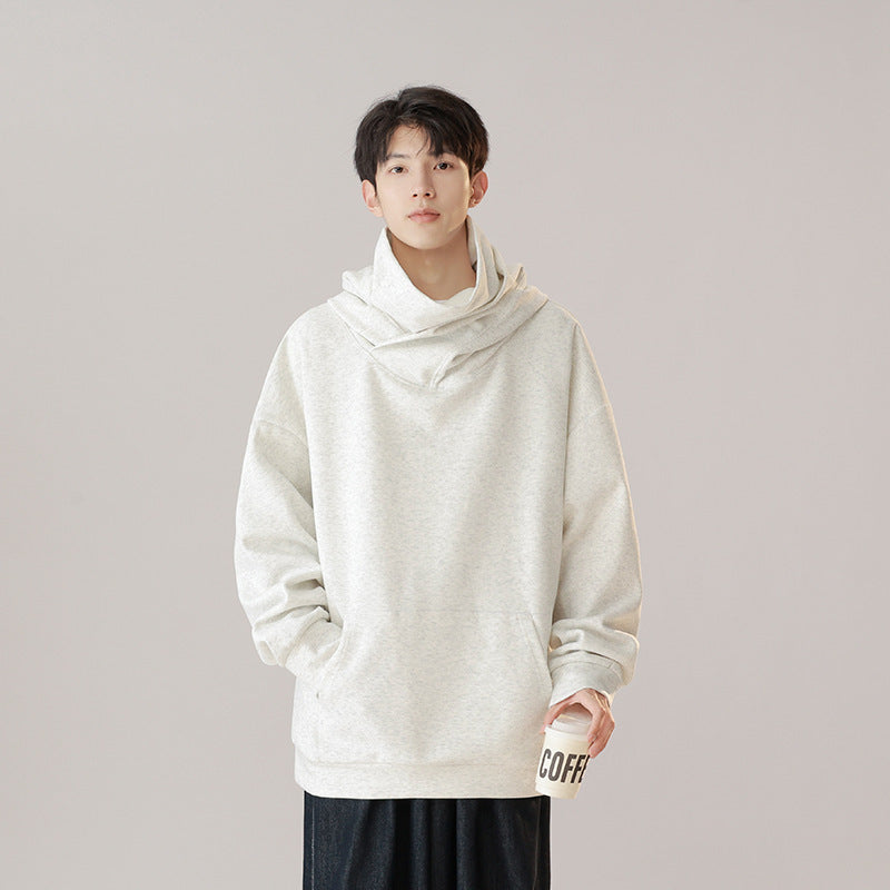 hooded turtleneck workwear sweater - MRSLM