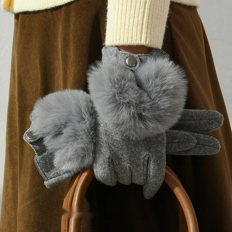 women's warm winter gloves, view 6 - MRSLM