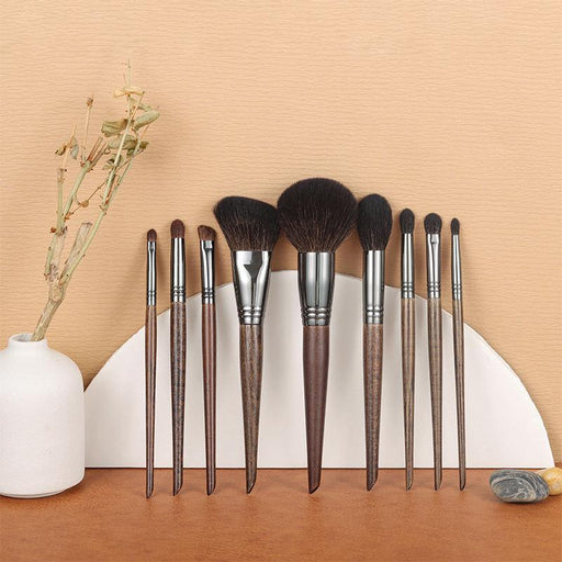 9-piece makeup brush set - MRSLM