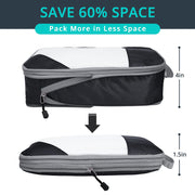travel packing cubes and shoe bag set, view 11 - MRSLM
