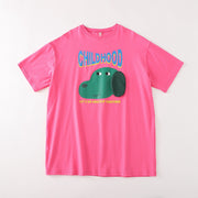 cartoon dog long tee with 3d ears, view 6 - MRSLM