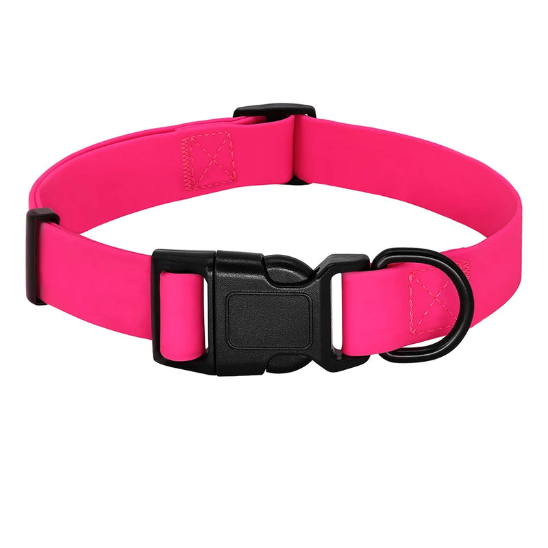 waterproof pvc dog collar, view 2 - MRSLM