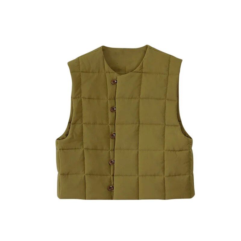 women's diamond pattern vest, view 3 - MRSLM