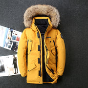 duck down fur collar jacket, view 7 - MRSLM