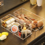clear acrylic makeup organizer with drawers, view 4 - MRSLM