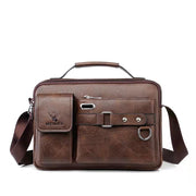 men's PU leather shoulder bag, view 7 - MRSLM