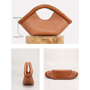 Vegan leather tote shoulder bag, view 8 - MRSLM