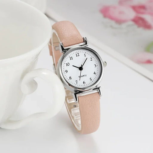 Leather strap quartz watch, view 5 - MRSLM