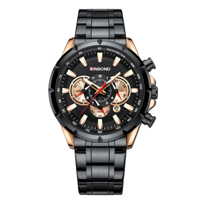 Multi-pointer men's business watch, view 10 - MRSLM